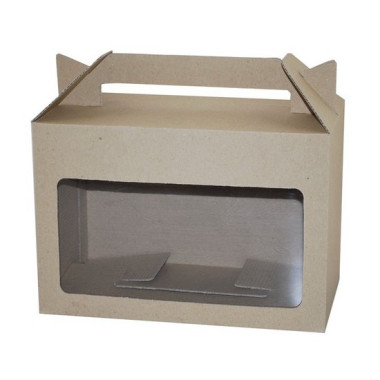 Eco Long Hamper Carry Box with Window BWECO240W