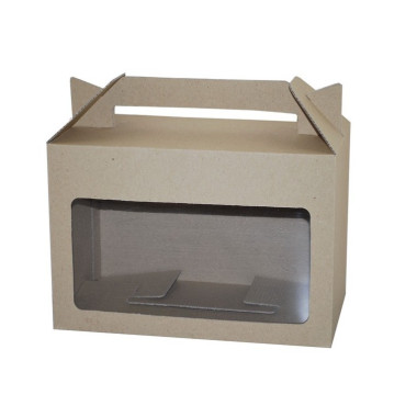 Eco Large Hamper Carry Box with Window BWECO270W