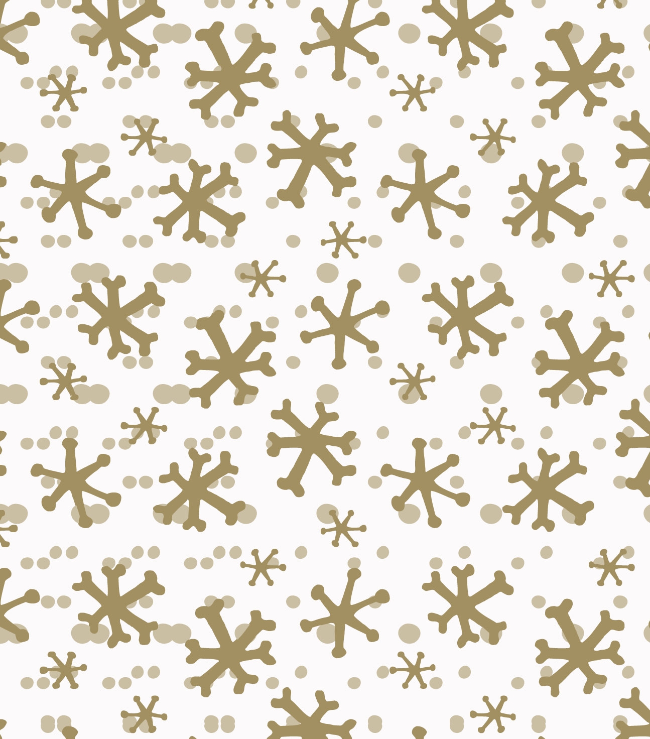 Gold Snowflake